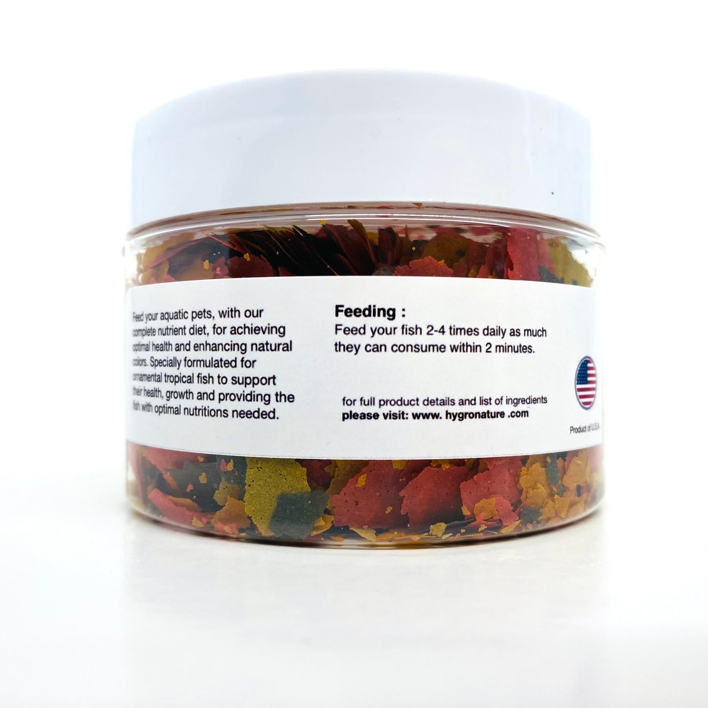 AQUAGEEX Tropical Fish Flake Food, Color and Health