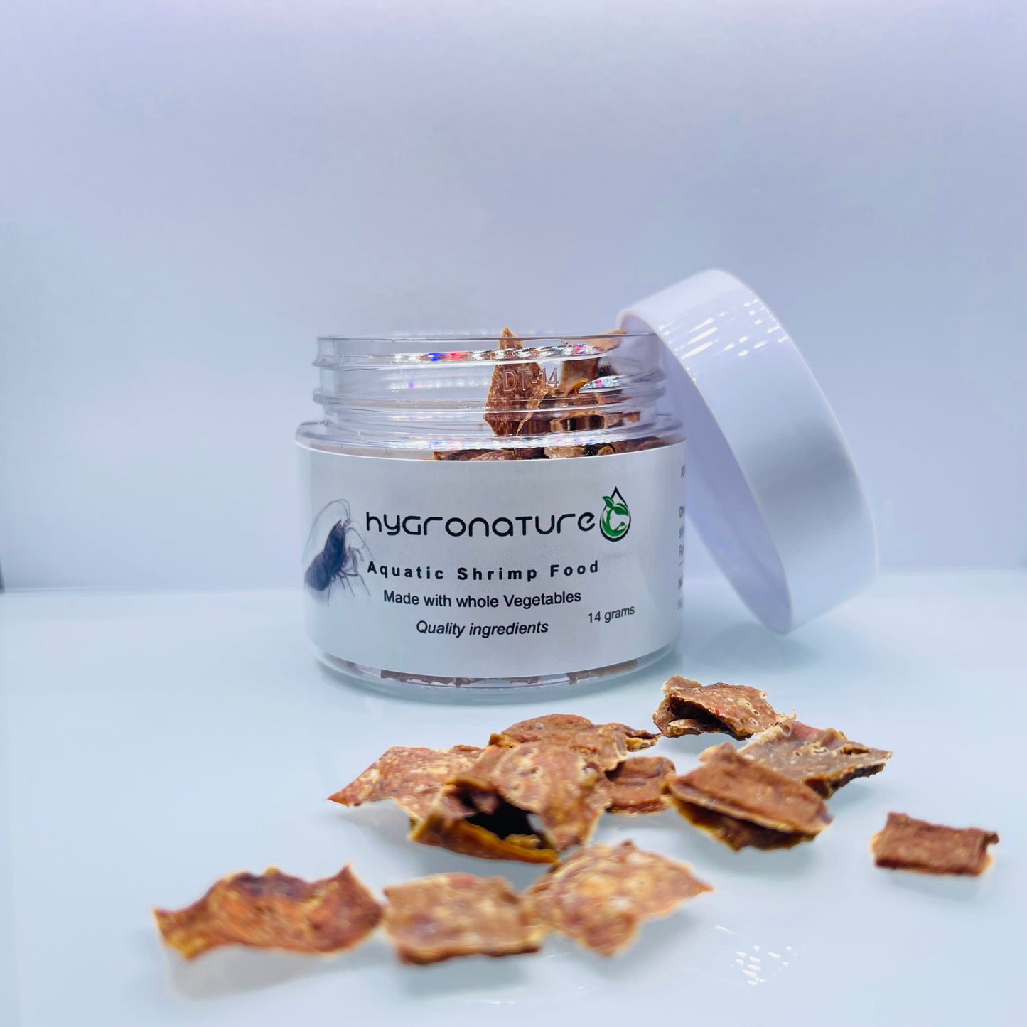Hygronature Aquatic Shrimp Food - 100% Natural made with whole vegetables +